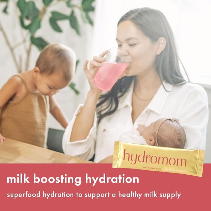 Boobie Hydromom Superfood Electrolyte Drink Mix, Strawberry Kiwi | Refreshing - Image 5