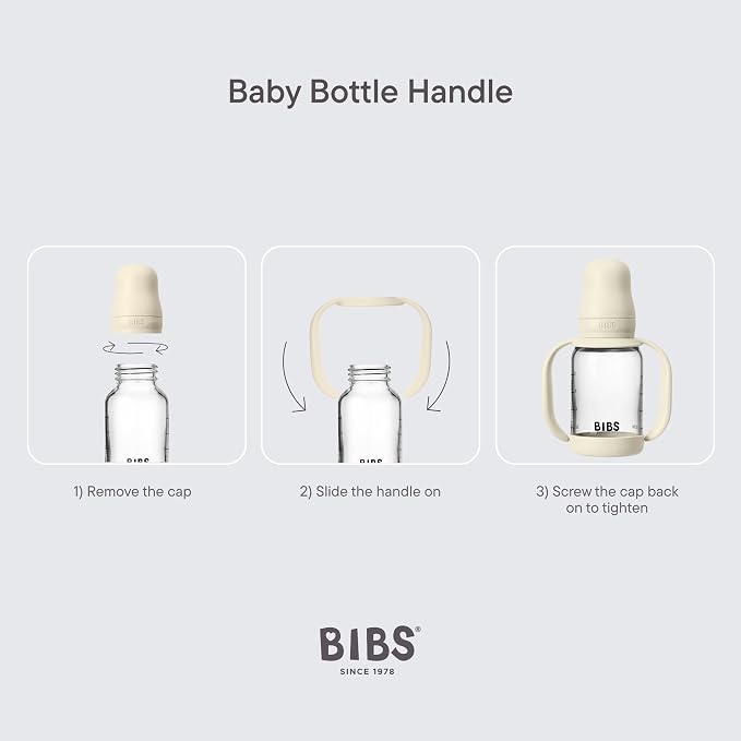 Bibs | Baby Bottle Handle | Easy & Comfortable Grip | Non-Slip Surface | - Image 4