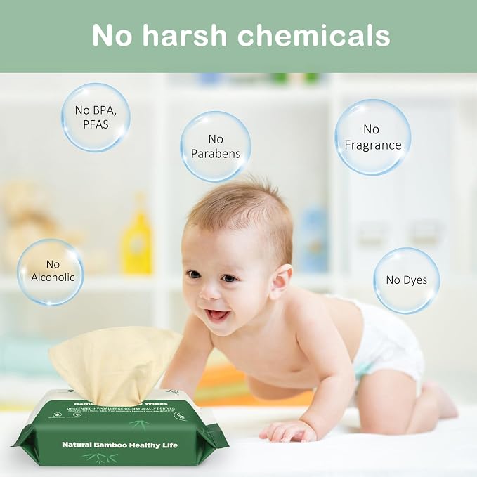 Bamboo Flushable Wipes, Septic Safe, Soothing Botanicals & Aloe, Eco Friendly - Image 5