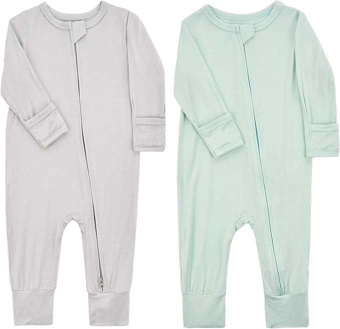 Aablexema Baby Footless Pajamas Zipper by Aablexema