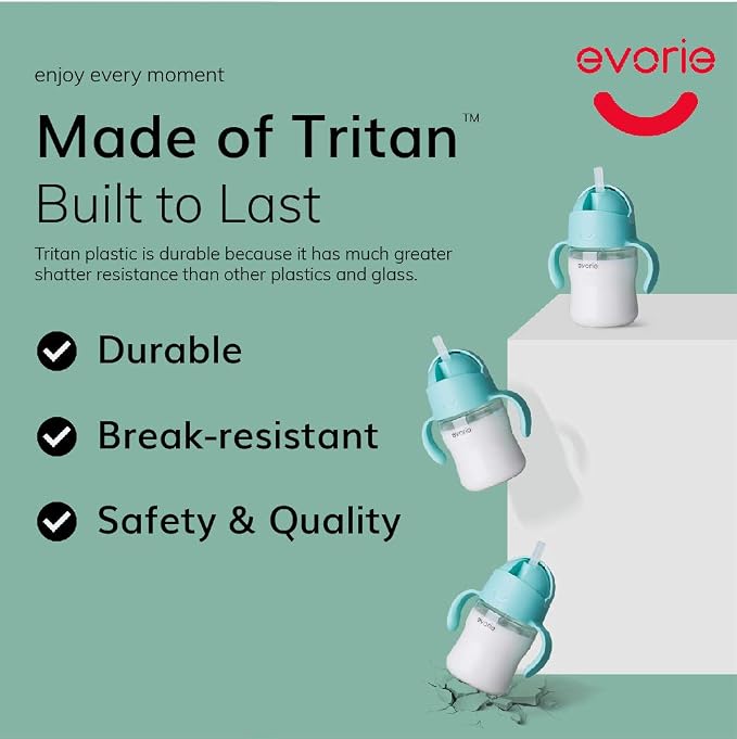 Evorie Tritan Weighted Straw Sippy Cup - Image 2
