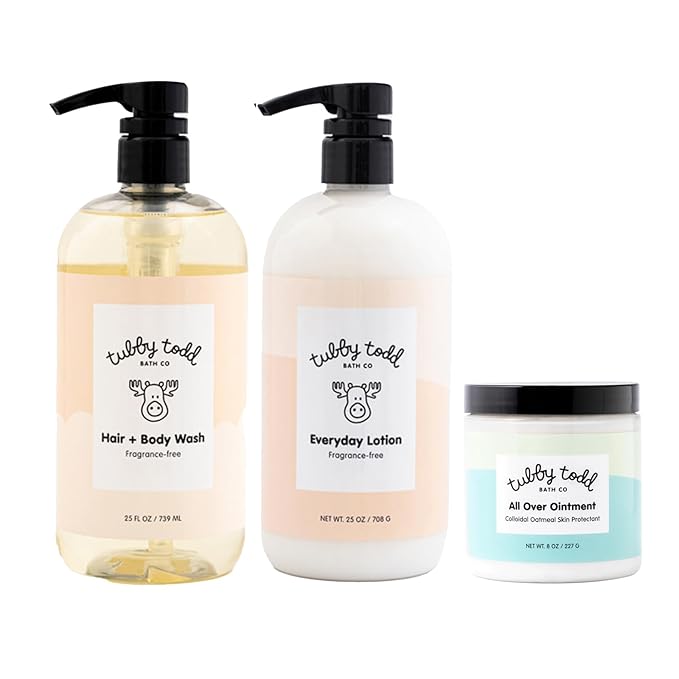 TUBBY TODD 3-Step Baby Bath & Skincare Routine by TubbyTodd