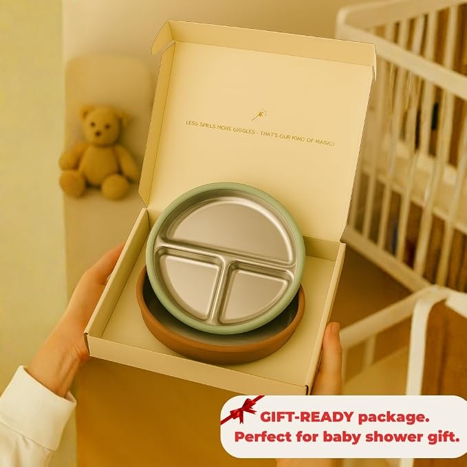 Stainless Steel Toddler Plate - Image 7