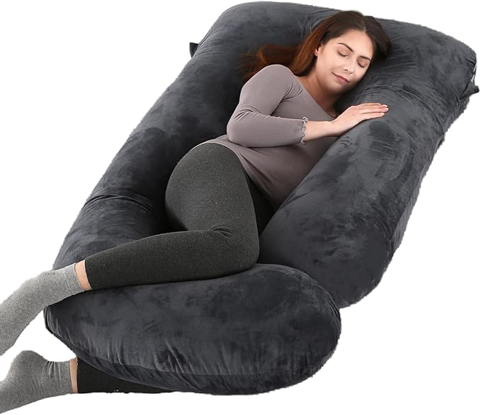 Pregnancy Pillow, Full Body 57 Inch Maternity Pillow by Unknown