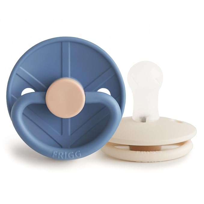 FRIGG Little Viking SilkySoft Silicone Baby Pacifier 2-Pack | Made in Denmark | by mushie