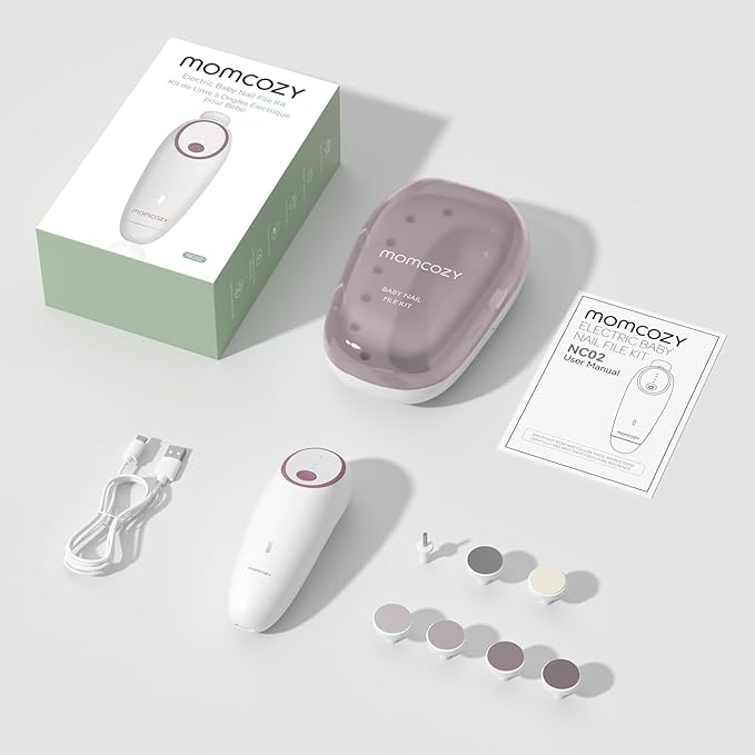 Momcozy Baby Nail File Electric, Gentle Baby Nail Trimmer Electric, Baby Nail - Image 6