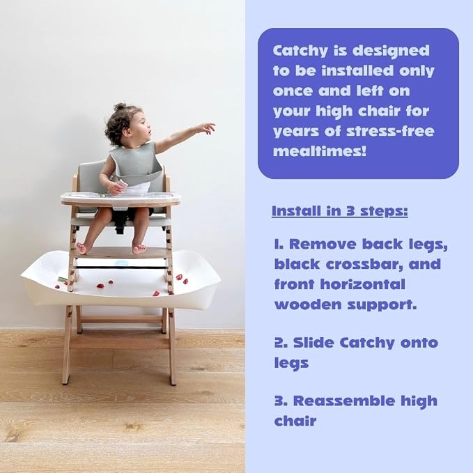 CATCHY - Food Catcher - Compatible - Highchair Sold Separately - Baby & Toddler - Image 4