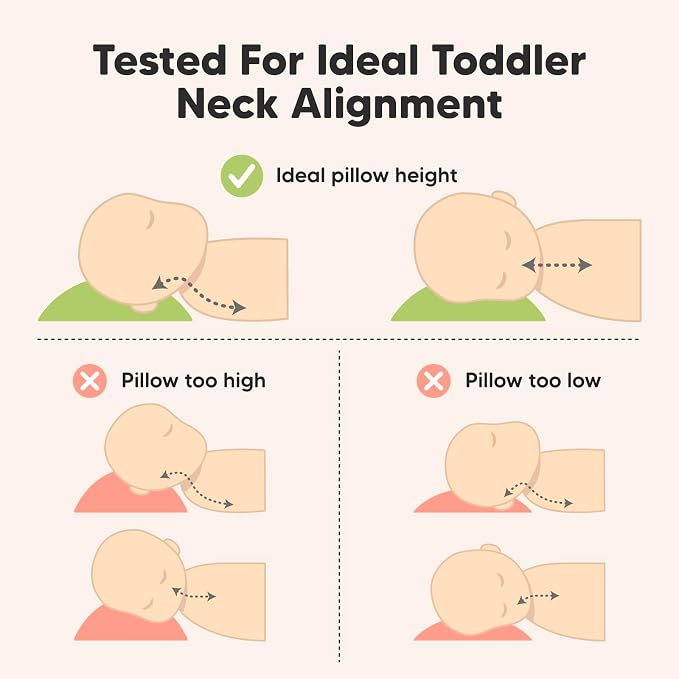 KeaBabies 2-Pack Toddler Pillow 13x18 - Image 6