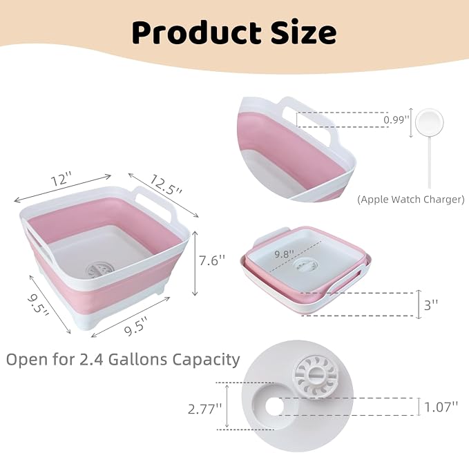 Collapsible Wash Basin for Baby Bottles - Image 2