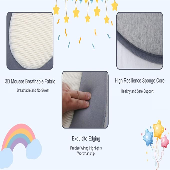 Cushion Reflux Breastfeeding Pillow, Bottle Feeding, Tummy Time - Image 5