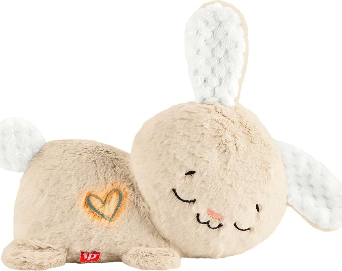 Fisher-Price Baby Sound Machine Soothe & Settle Bunny Portable Plush Toy by Fisher-Price