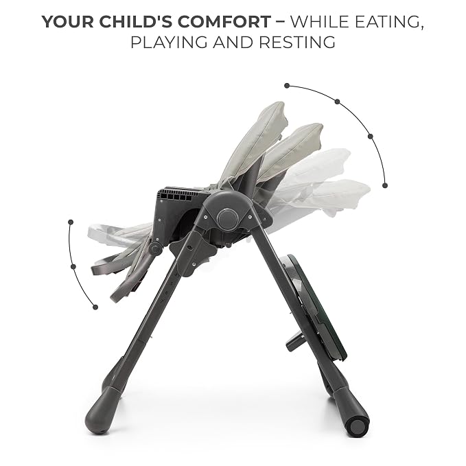 Kinderkraft Tummie, 2-in-1 high Chair, Baby Chair, Comfortable, - Image 6