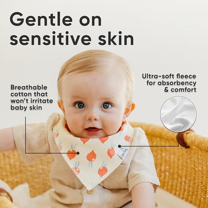 Copper Pearl Baby Bandana Drool Bibs - Image 4