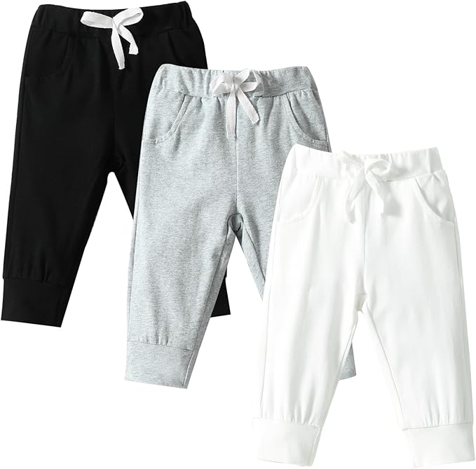 DREAM BUS Pack of 3 Toddler Jogger Pants by DreamBus