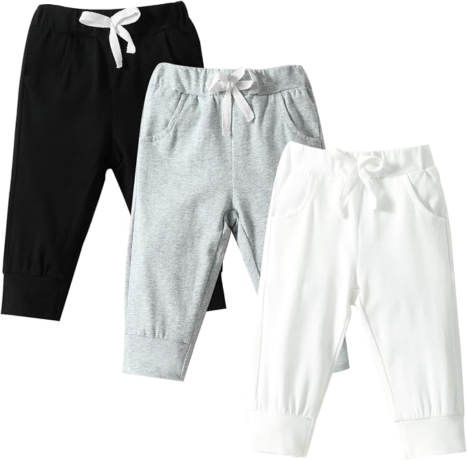 DREAM BUS Pack of 3 Toddler Jogger Pants by DreamBus