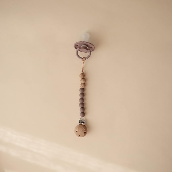 mushie 100% Silicone Baby Pacifier Clip BPA Free | Eva - Image 2