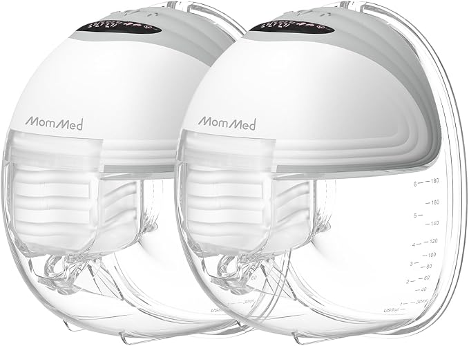 MomMed Wearable Breast Pump – Double Electric Hands-Free Breast Pump, by MomMed