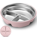 Nuogo 1 Pcs Stainless Steel Baby Suction Plates by Nuogo