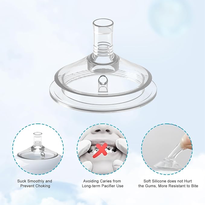 Nipples for Philips Avent Baby Bottles, Natural Trainer Sippy Cup My Grippy - Image 6