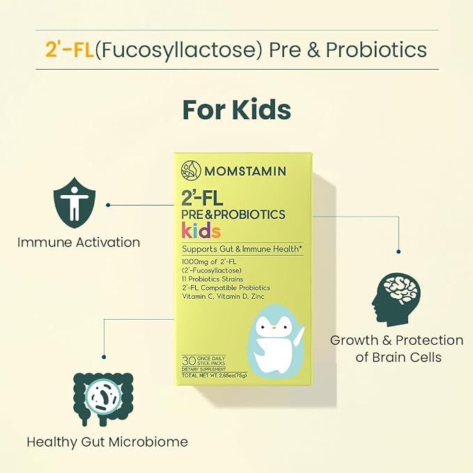 MOMSTAMIN 2'-FL HMO Prebiotics & Probiotics - Image 2