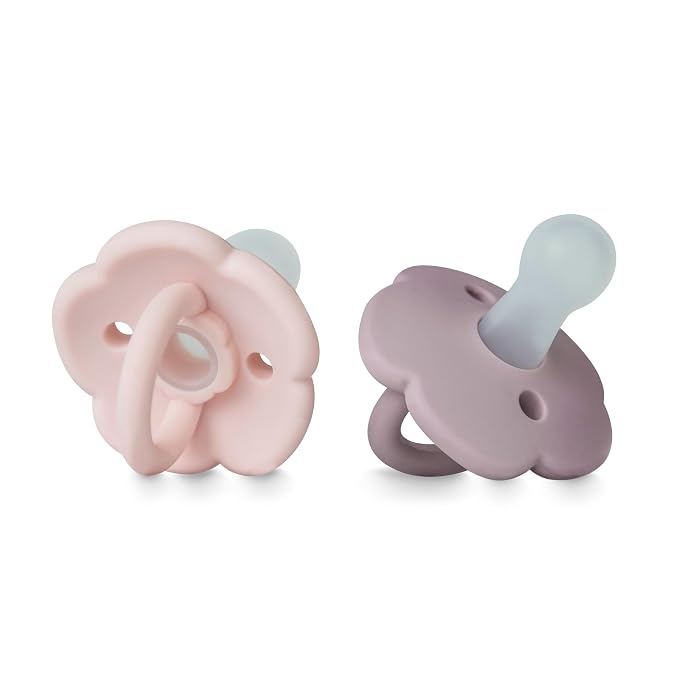 Moonkie Pacifiers Set of 2 | One-Piece Design Baby Pacifier by Moonkie