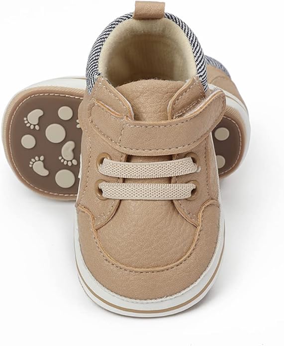 Clowora Baby Boys Girls Shoes Non-Slip Rubber Sole Sneakers Infant First by Clowora