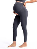 POSHDIVAH Women's Creamluxe Maternity Leggings 25"/28" Over The Belly Pregnancy by Poshdivah
