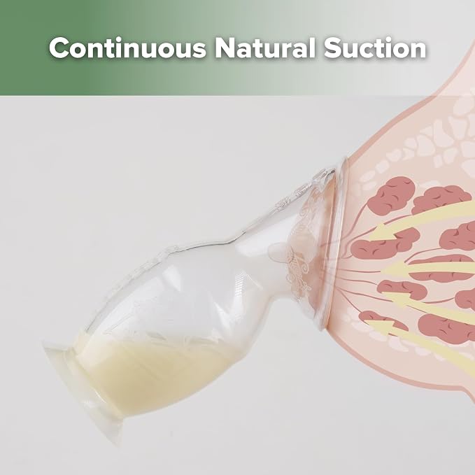 haakaa Manual Breast Pump & Silicone Cap Combo - Image 6