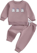 Fernvia Toddler Baby Girl Clothes 3 6 9 12 18 24 Months Fall Outfits Solid Long by Fernvia