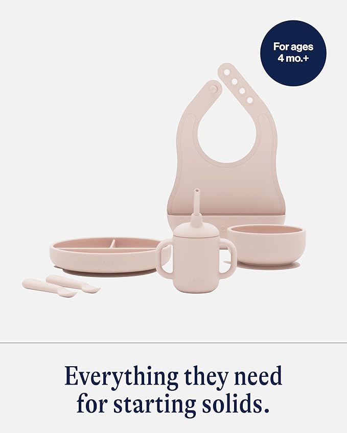 Lalo First Bites Silicone Baby Feeding Set - Image 3