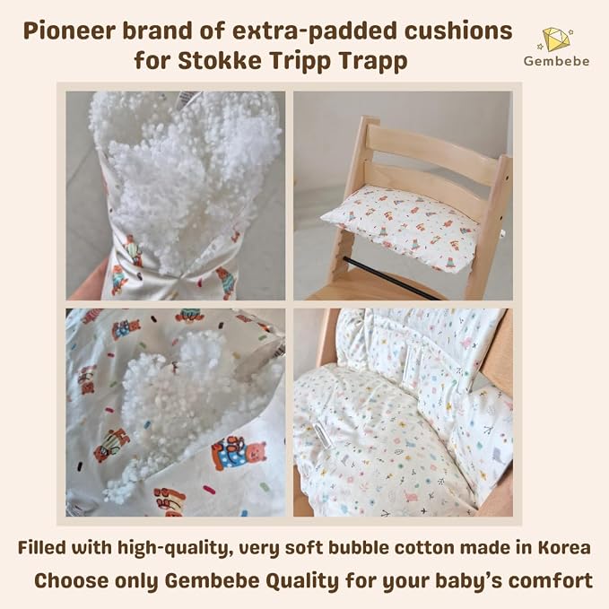 Waterproof & Compatible Stokke Tripp Trapp Cushion Set - Image 7