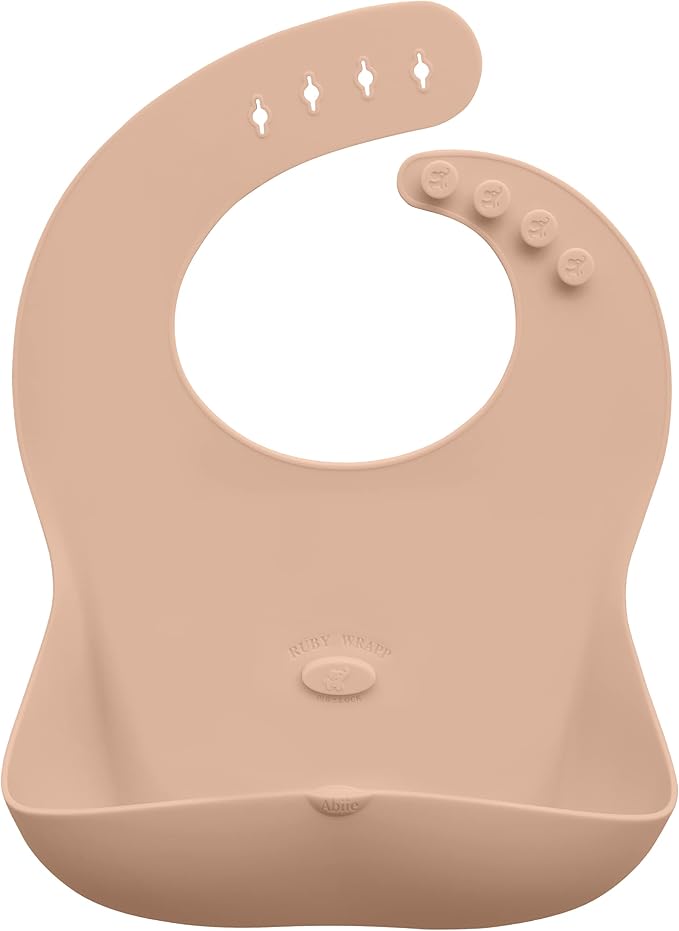 Abiie Ruby Wrapp Silicone Bibs for Babies by Abiie
