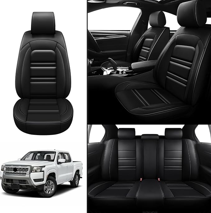 Seat Covers for Nissan Car Frontier 1998-2025 | 5-Seats Leather Seat Covers - Image 2