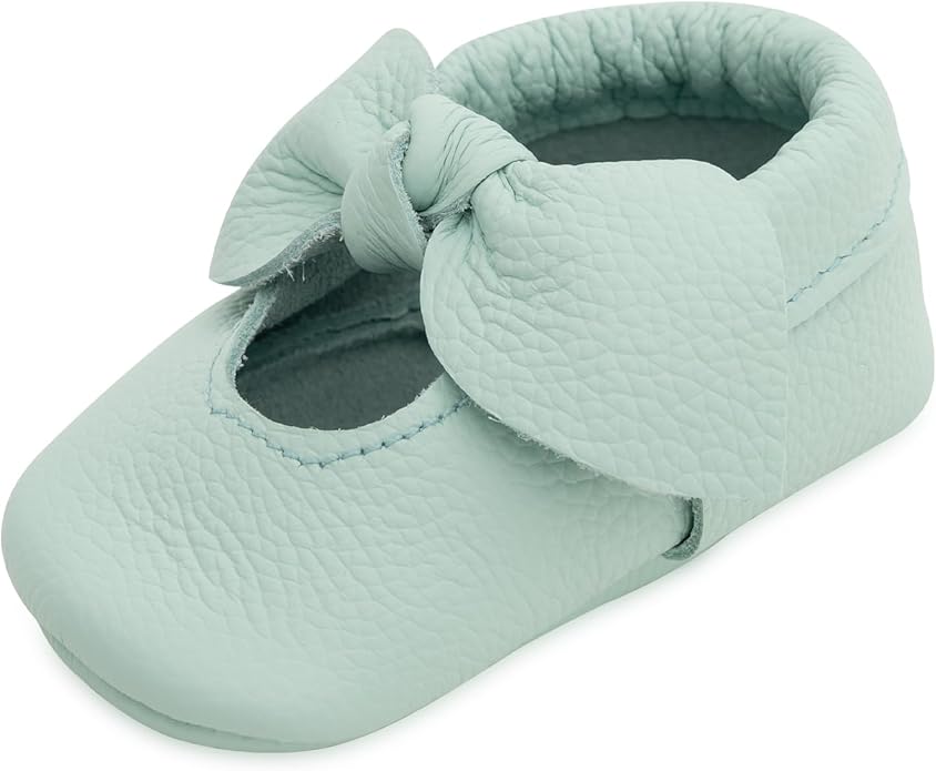 BirdRock Baby Bow and Knot Moccasins by BirdRockBaby