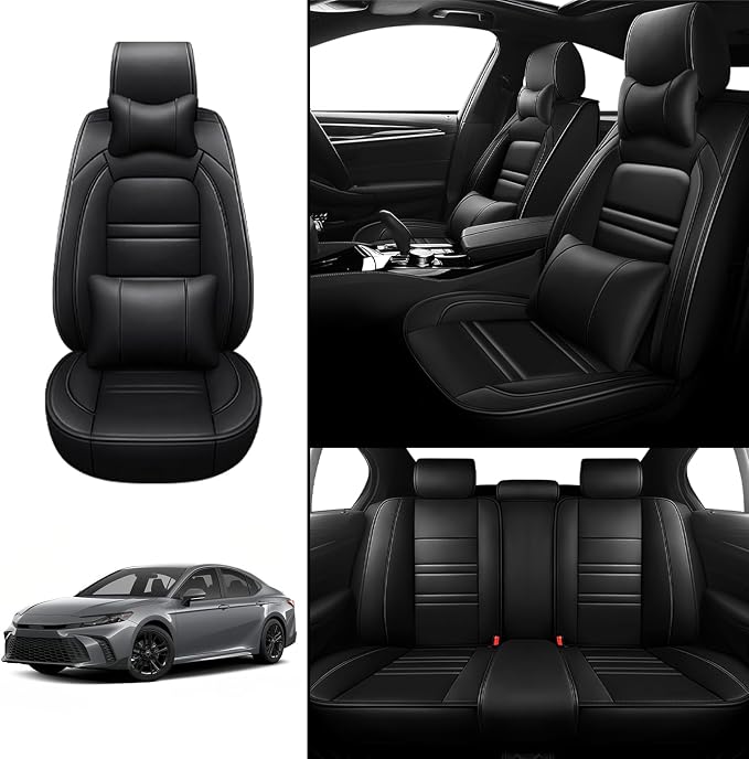 Car Seat Covers for Toyota Camry 2002-2025 | 5-Seats Seat Covers, Waterproof - Image 2