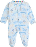 Magnetic Me Boys Modal Magnetic Baby Footie Pajamas | Silky Soft Modal Fabric | by magneticme