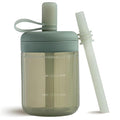 Moonkie Baby Training Cup Silicone Straw Cup | BPA-Free Drop-Proof Sippy Cups by Moonkie