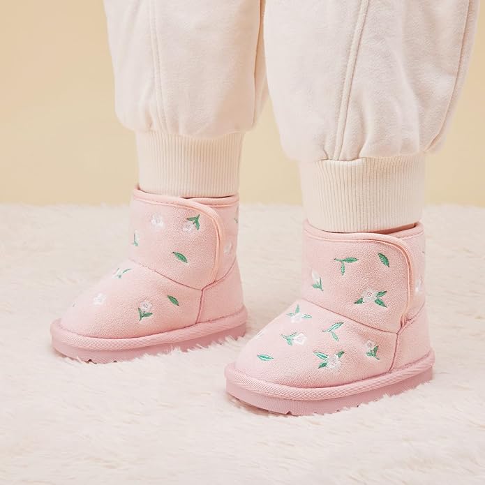 BMCiTYBM Girls Boys Snow Boots Warm Winter Fur Lined Baby Shoes - Image 2