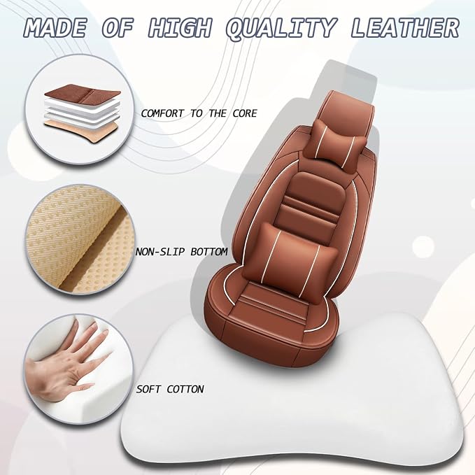 Car Seat Covers for Honda cr-v 2003-2025 | 5-Seats Seat Covers, Waterproof Seat - Image 4