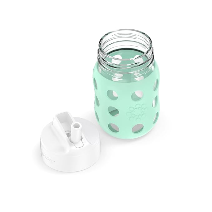 Lifefactory 8-Ounce Wide Neck Glass Baby Bottle - Image 5