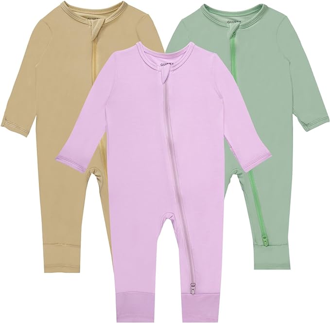 GUISBY Baby Pajamas with Mitten Cuffs by GUISBY