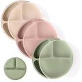 WeeSprout Silicone Plates with Lids by WeeSprout