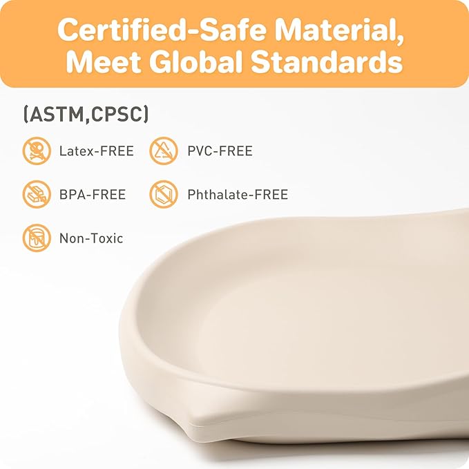 Baby Changing Pad Wipeable & Waterproof, Soft & Non-Slip Adjustable Safety Belt - Image 6