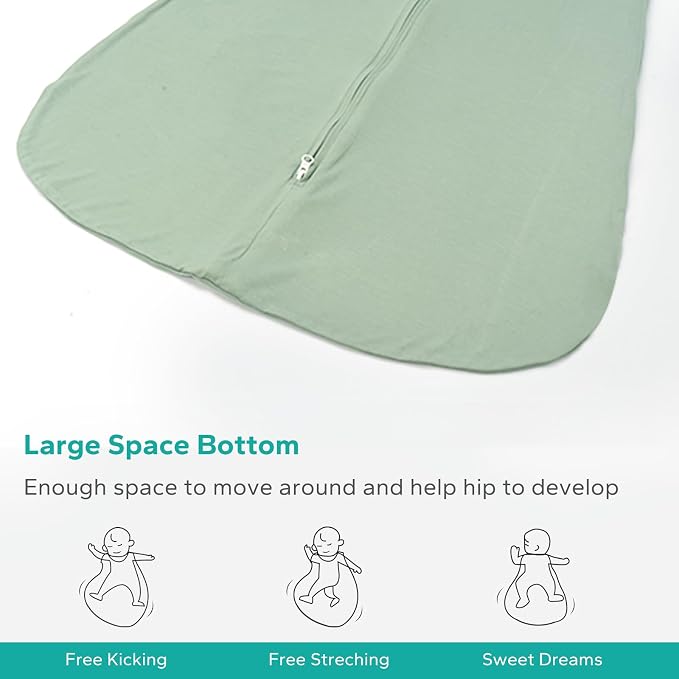 Rayon Made from Bamboo Sleep Sack, 0.5 TOG Wearable Blanket Baby, Lightweight - Image 4