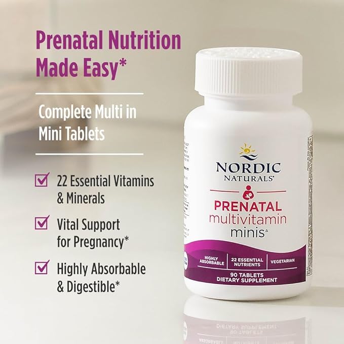 Nordic Naturals Vegetarian Prenatal Multivitamin Minis - Image 7