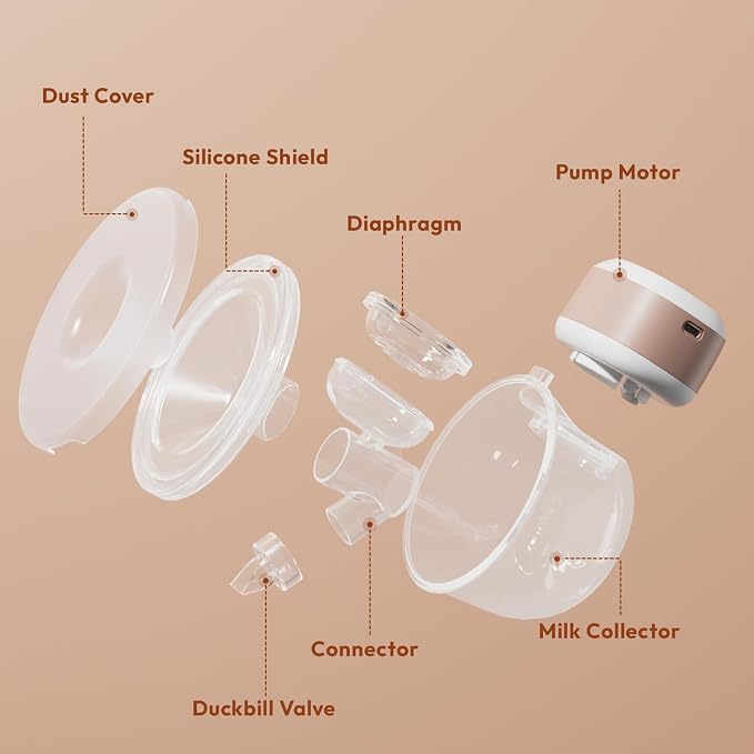 Wearable Breastfeeding Pump Hands Free of Long Battery Life, Portable Electric - Image 9