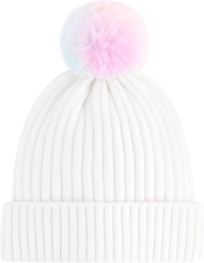 Girls Winter Hat Warm Toddler Beanie - Image 2