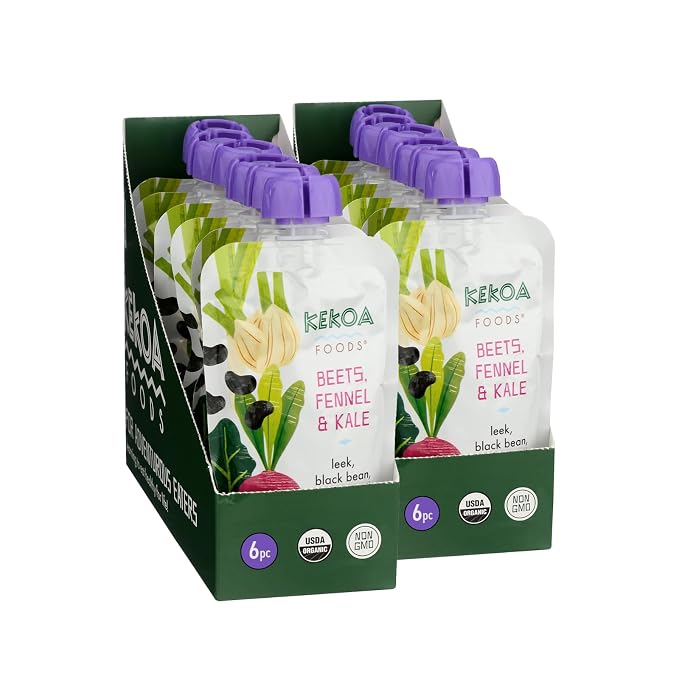 Kekoa Foods Beets, Fennel & Kale Baby Food Purée | 100% USDA Certified-Organic - Image 7