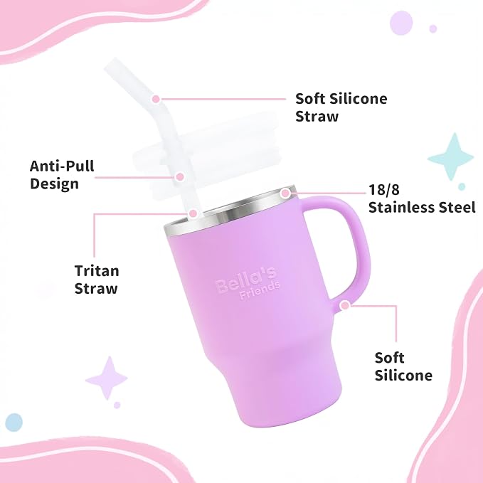 Bella's Friends Handy Mini Tumbler – Adorable 9 oz Sippy Cup - Image 4