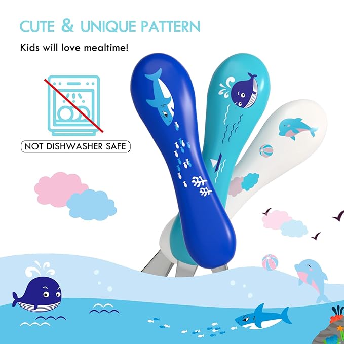 Lehoo Castle 6 Pieces Toddler Utensils, Kids Silverware - Image 6